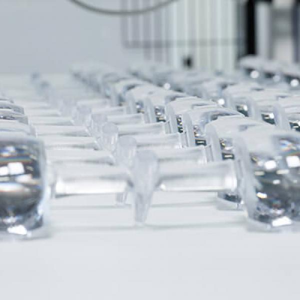 Plastic optics made by VIAOPTIC